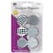 Charles Leonard Super Strong Designer Button Style Magnets, 12 packs of 6